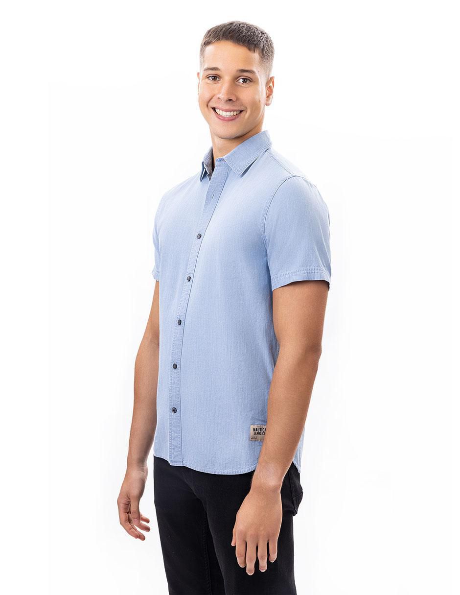 Camisa casual de algodón manga corta para hombre 2