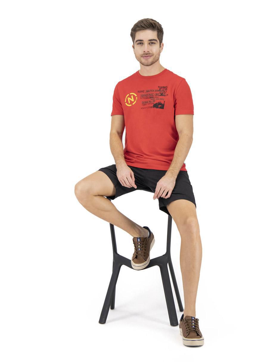 Playera cuello redondo para hombre