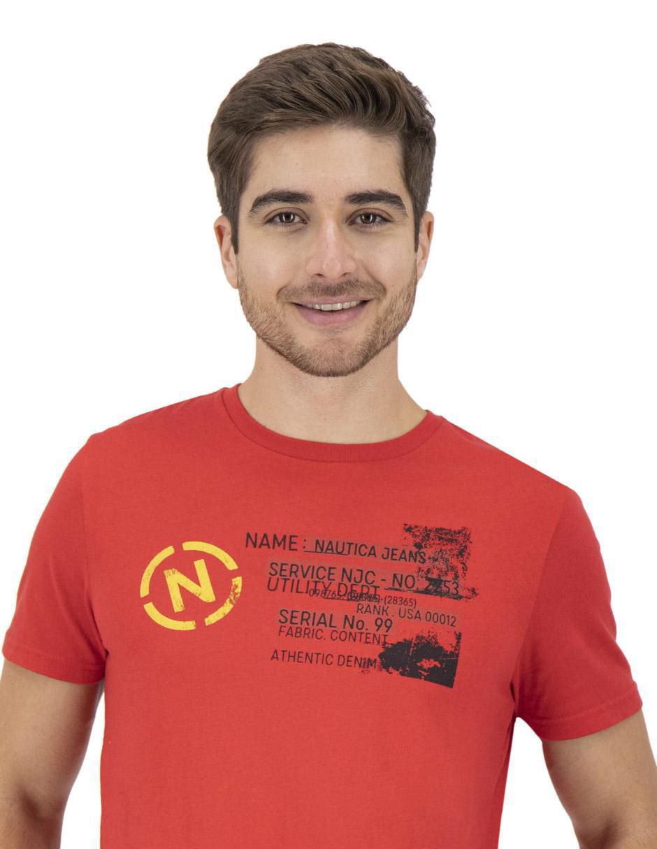Playera cuello redondo para hombre
