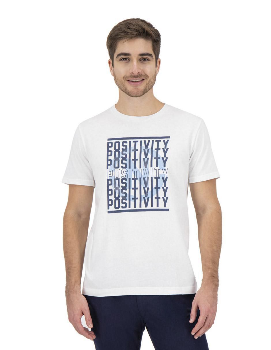 Playera cuello redondo para hombre