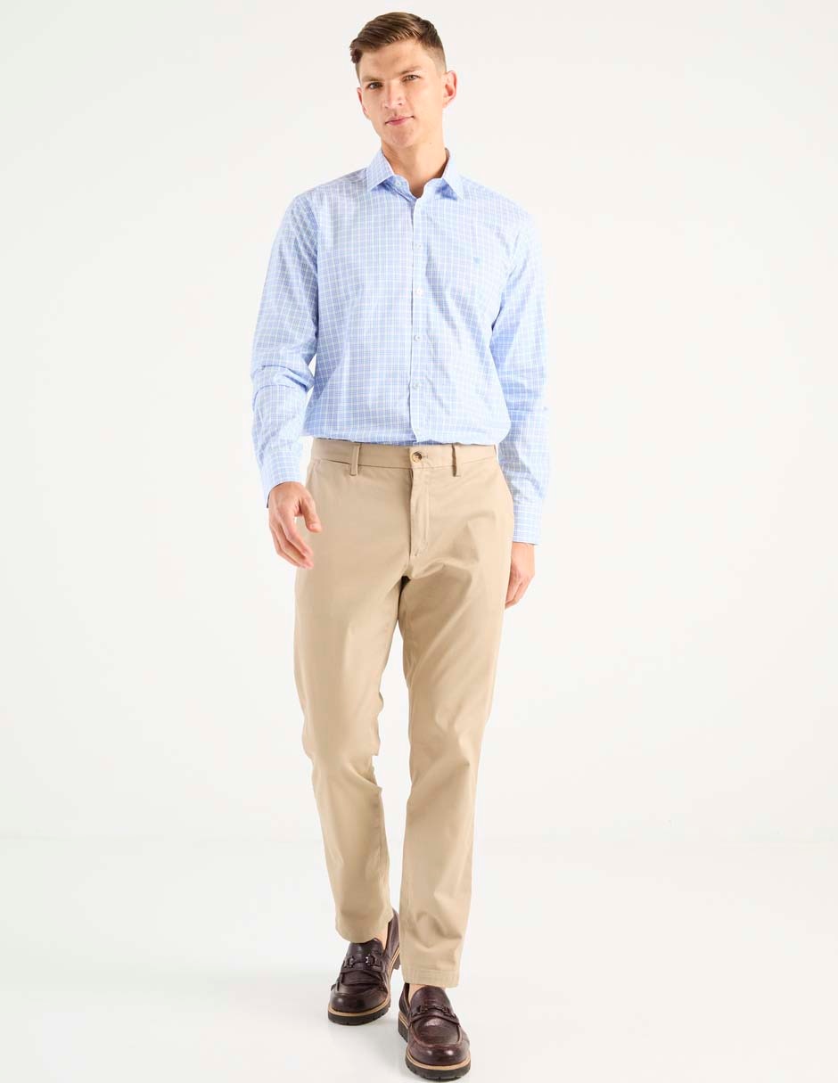 Camisa casual de algodón manga larga para hombre 3