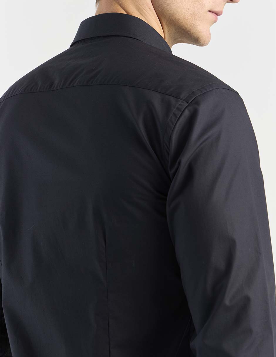 Camisa casual de algodón manga larga para hombre 5
