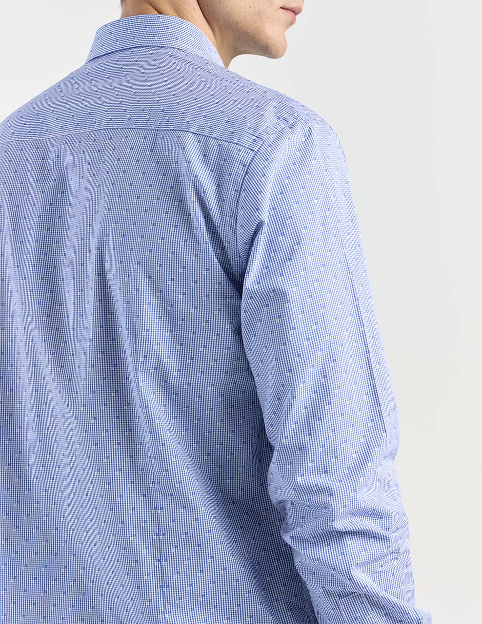 Camisa casual de algodón manga larga para hombre 5