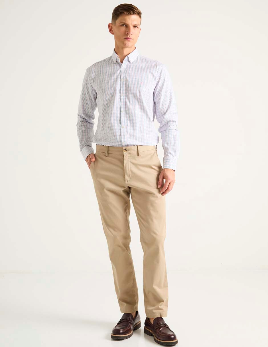 Camisa casual de algodón manga larga para hombre 3