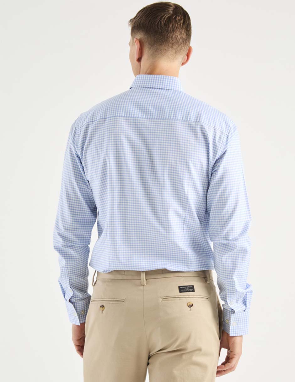 Camisa casual de algodón manga larga para hombre 2