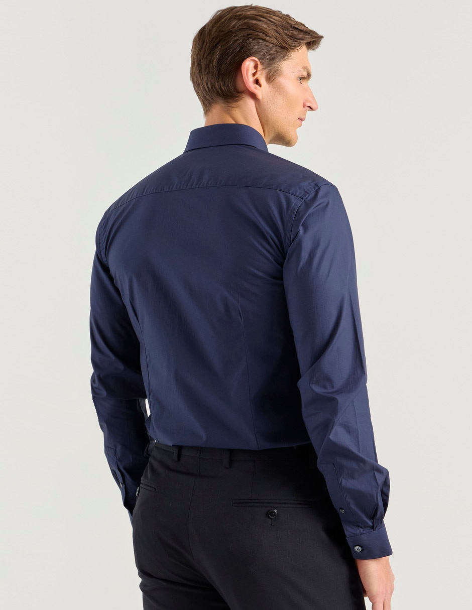 Camisa casual de algodón manga larga para hombre 2