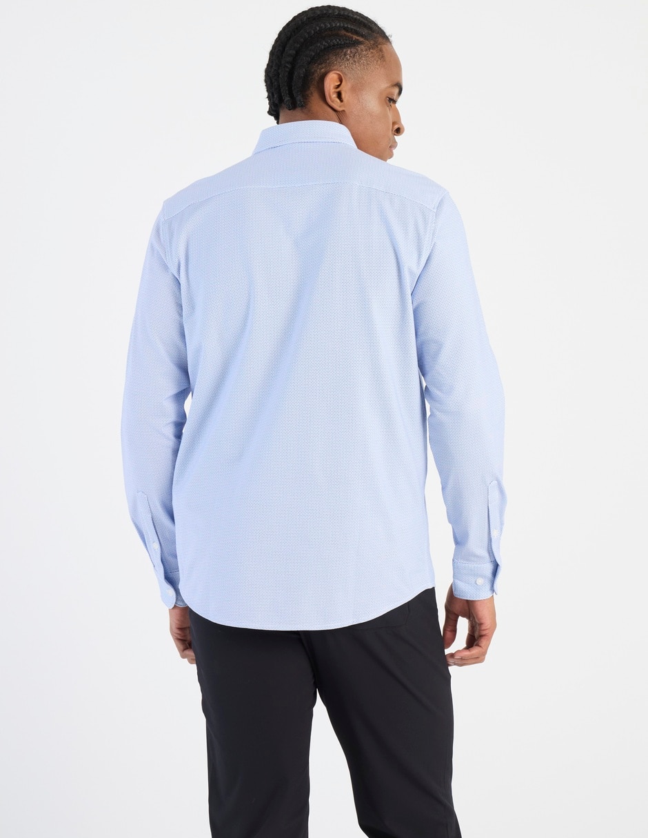 Camisa casual de algodón manga larga para hombre 2
