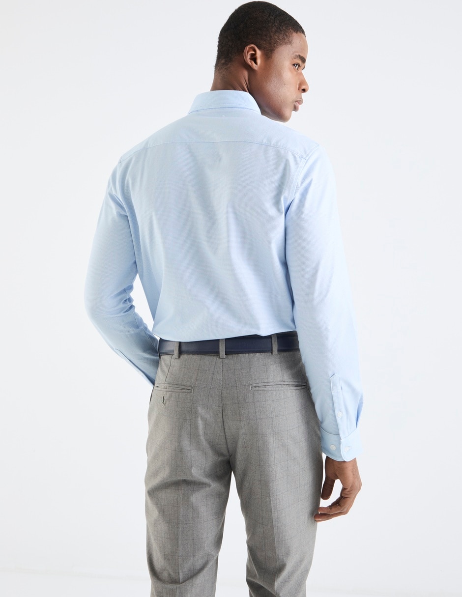 Camisa casual de algodón manga larga para hombre 2