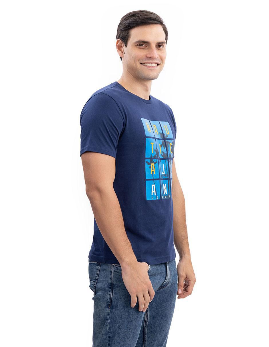 Playera cuello redondo para hombre