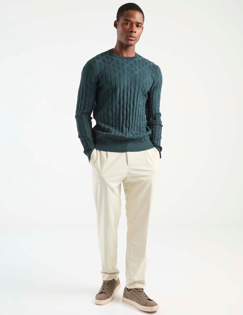 Suéter cuello redondo para hombre 3
