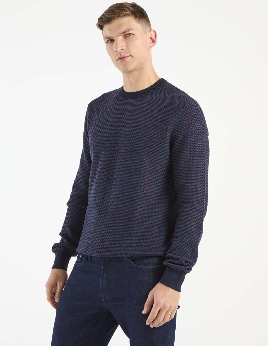 Suéter cuello redondo para hombre