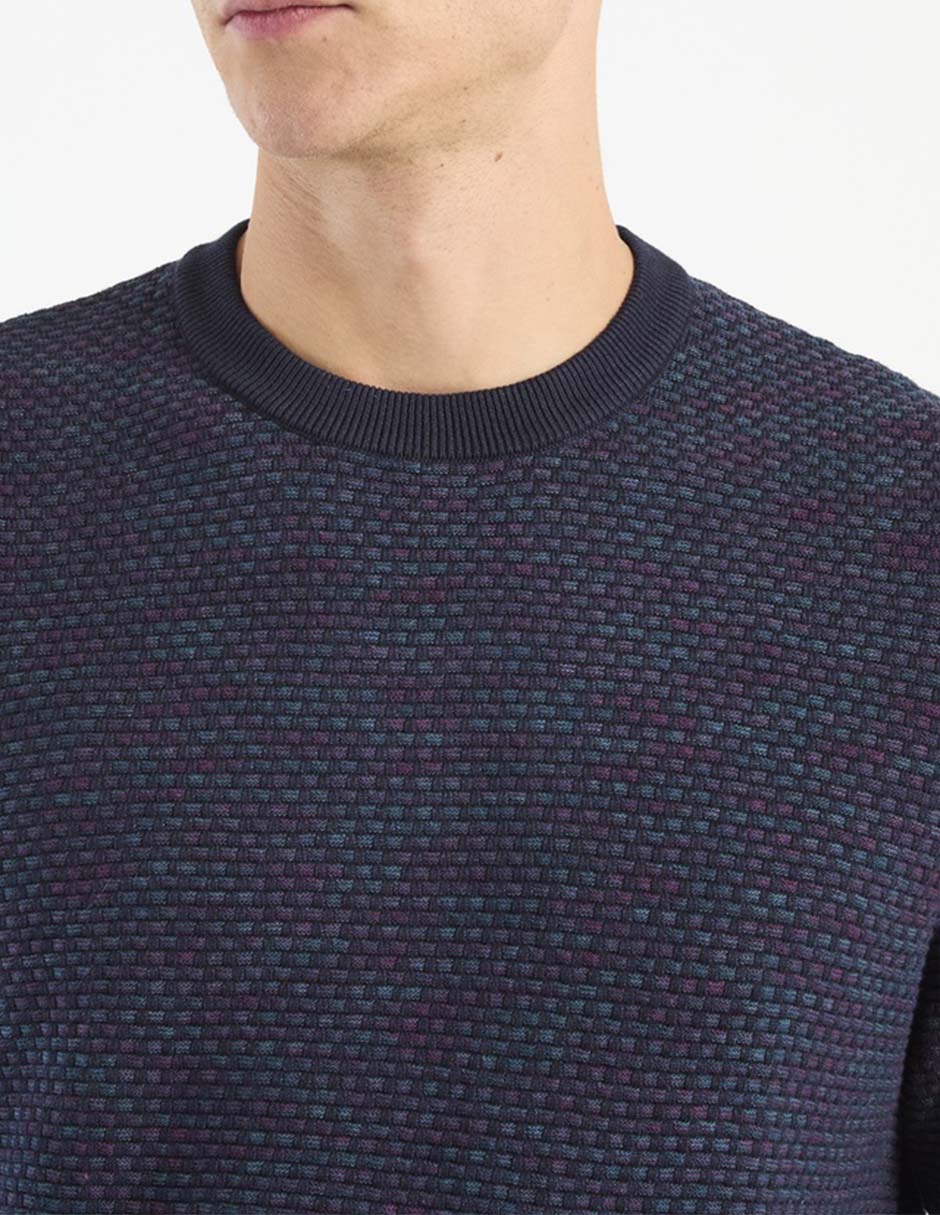 Suéter cuello redondo para hombre 4