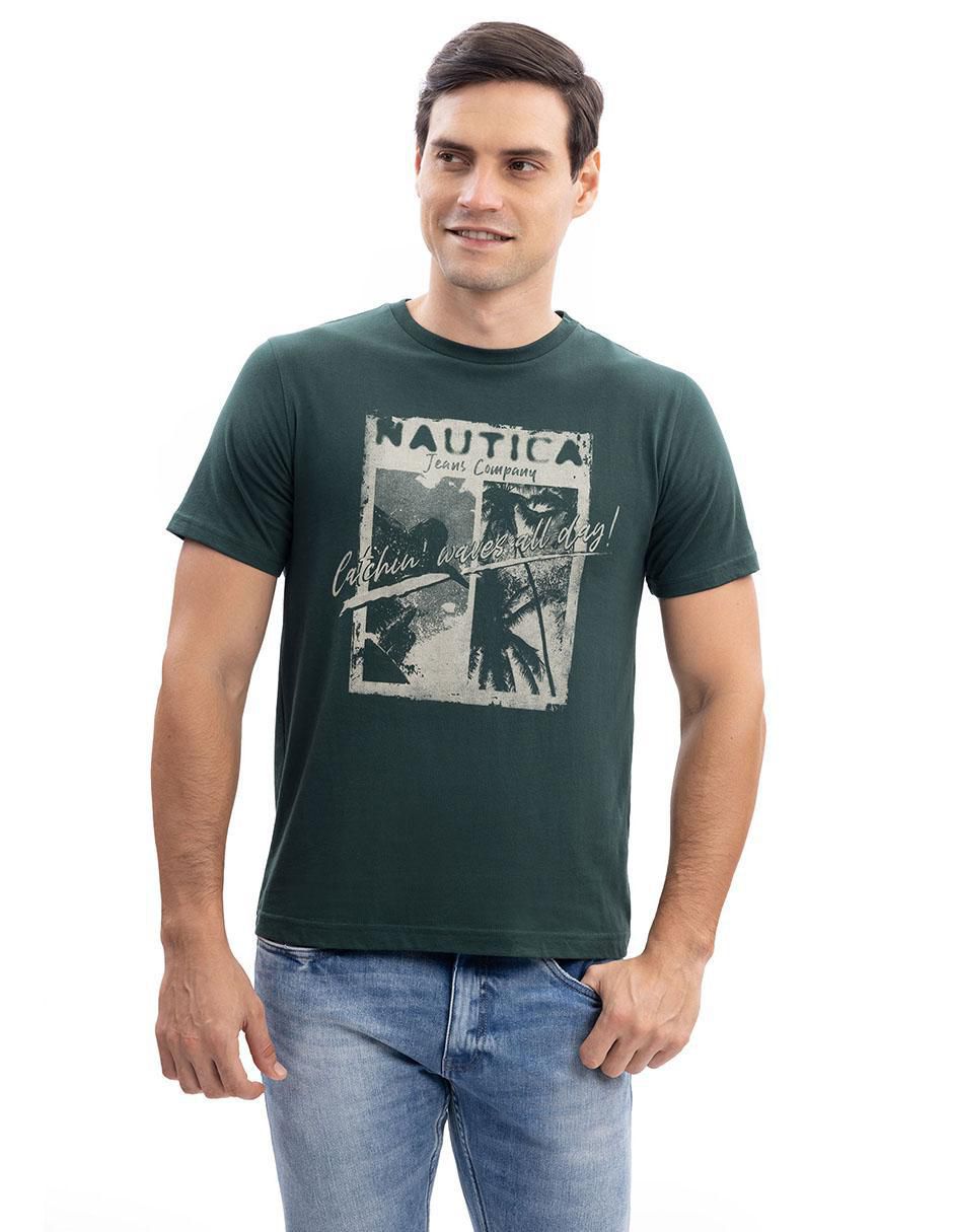 Playera cuello redondo para hombre 1