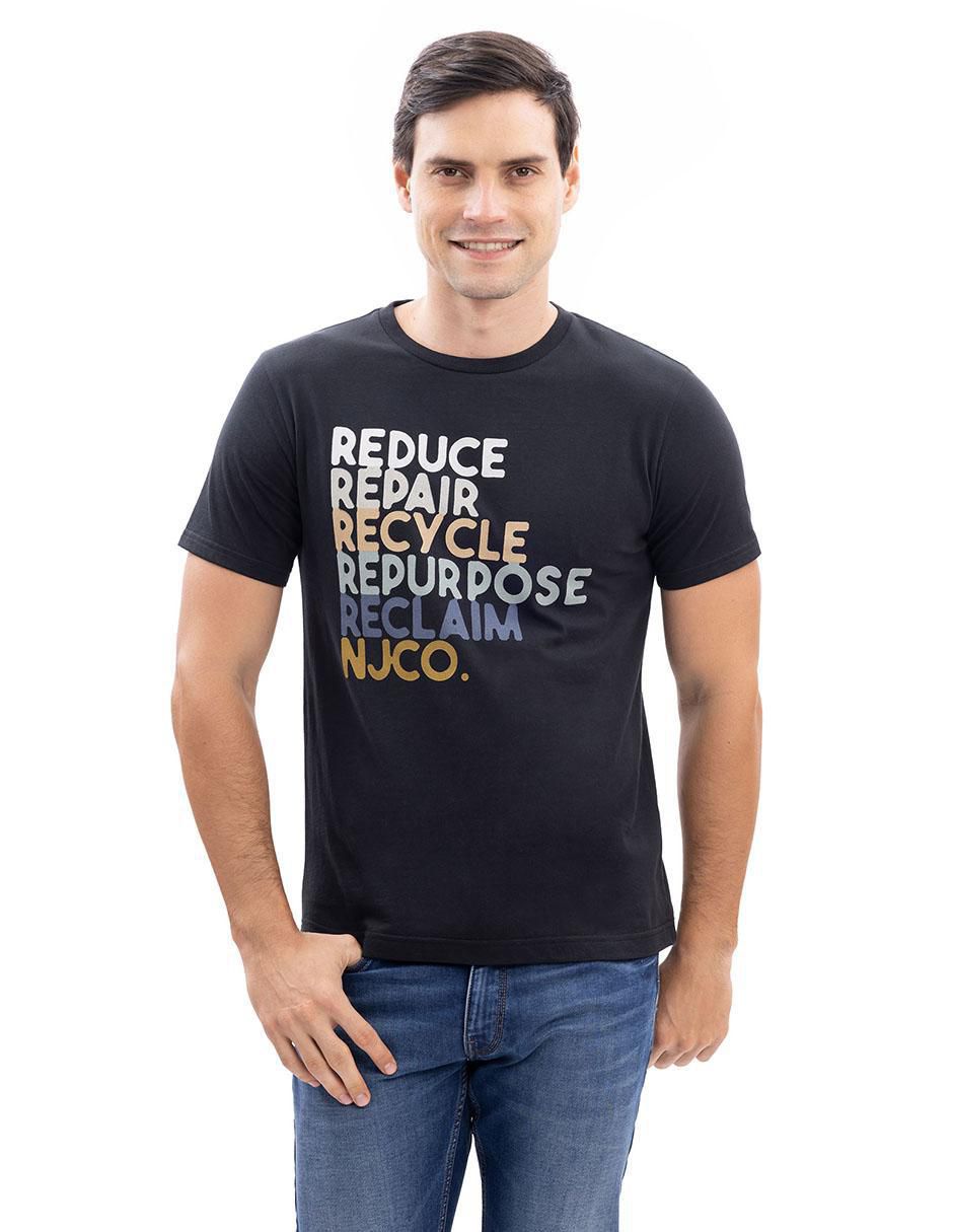 Playera cuello redondo para hombre