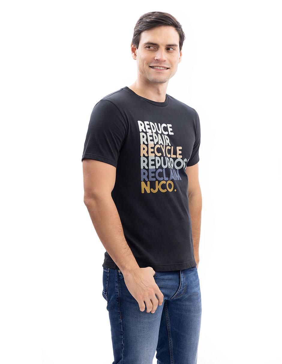 Playera cuello redondo para hombre 2
