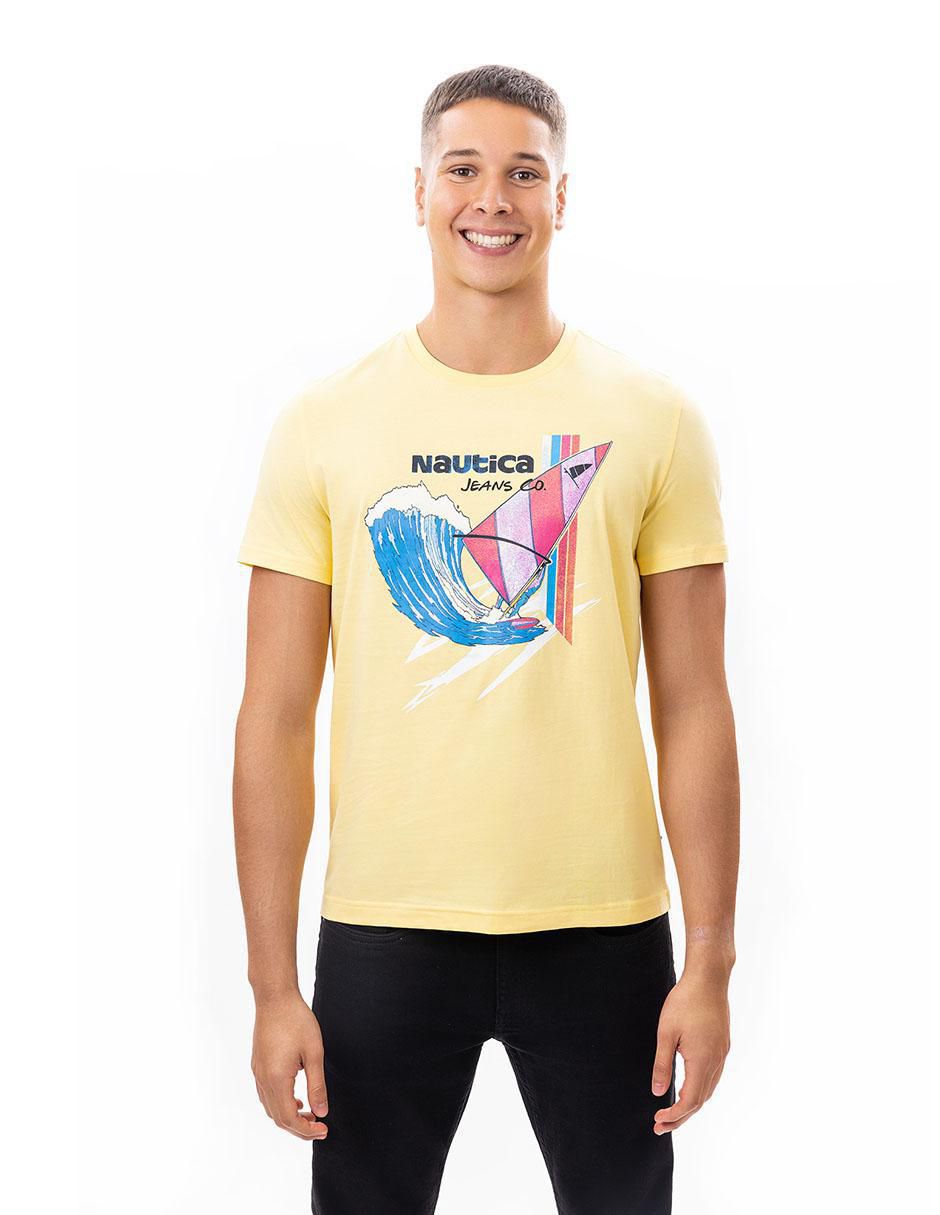 Playera cuello redondo para hombre