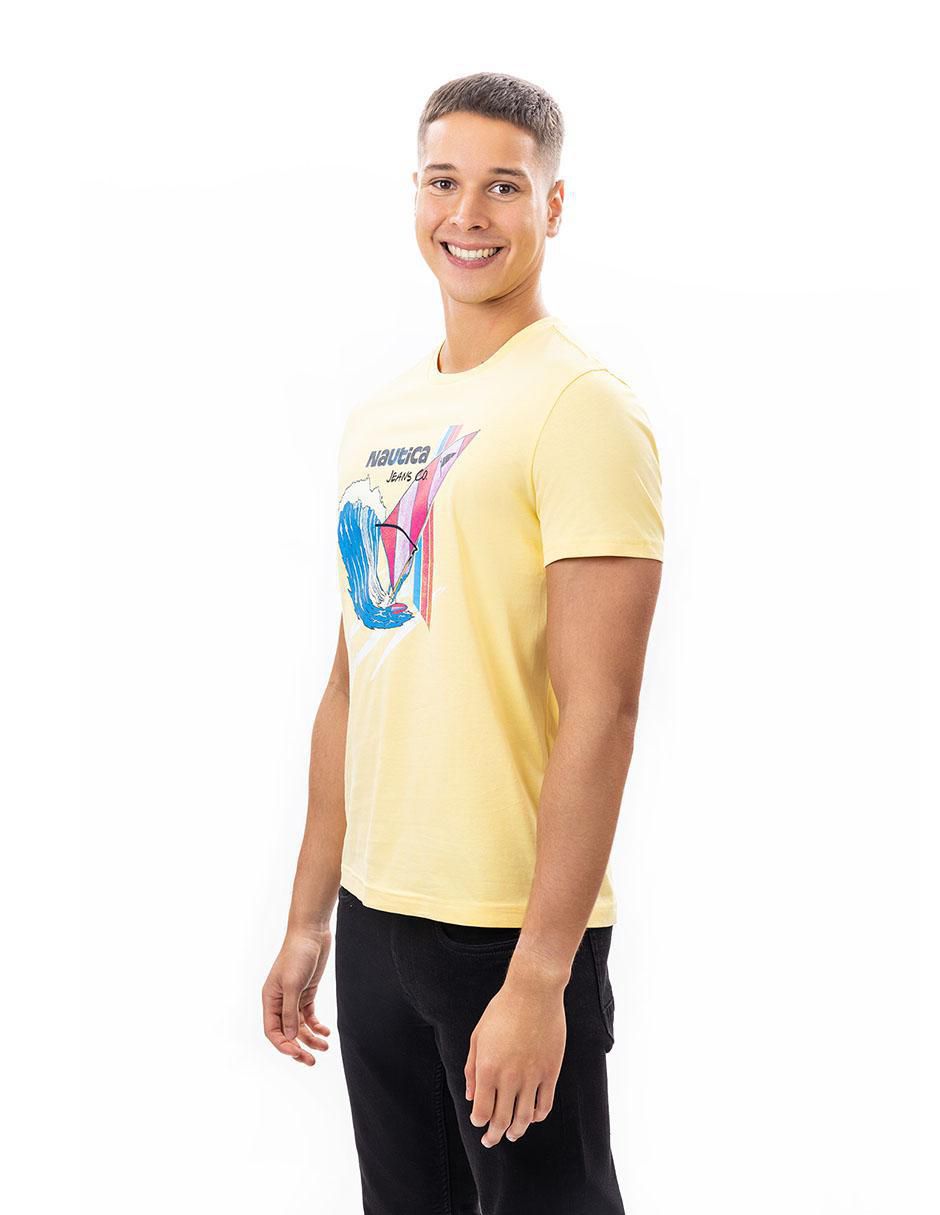 Playera cuello redondo para hombre 2