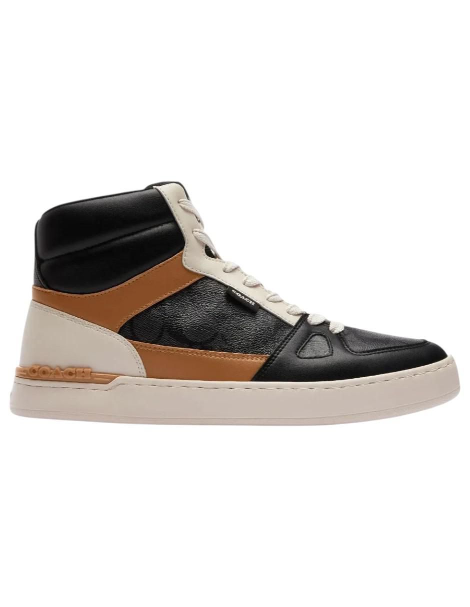 High Top Tenis Negros Coach Tenis Coach Clip High Para Hombre