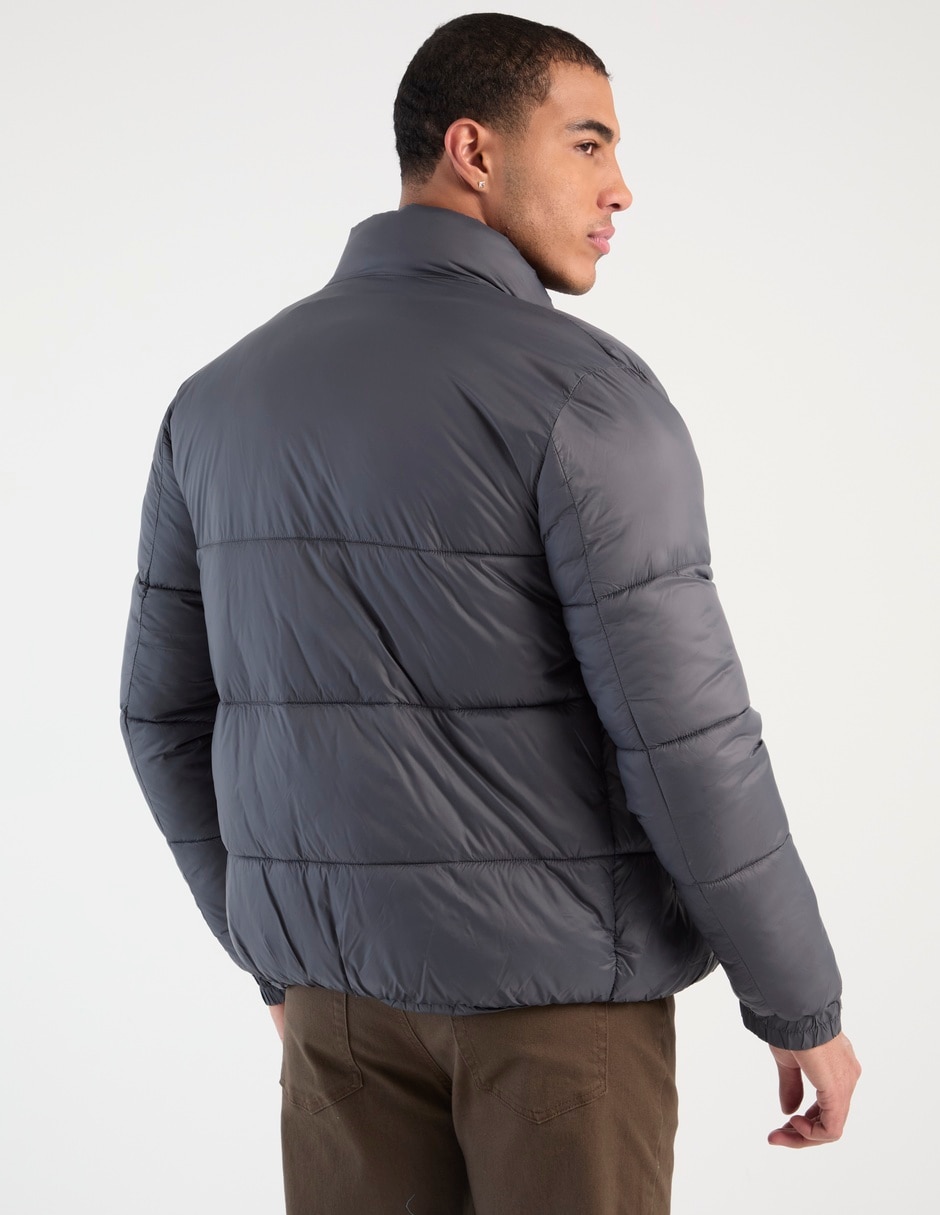 Chamarra acolchada con bolsillos para hombre 2