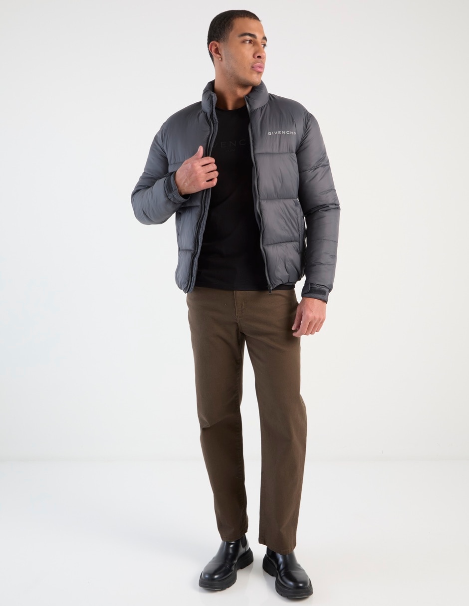 Chamarra acolchada con bolsillos para hombre 3