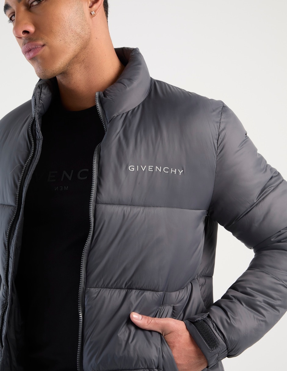 Chamarra acolchada con bolsillos para hombre 4