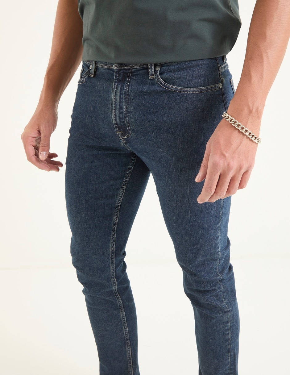 Jeans straight para hombre 4