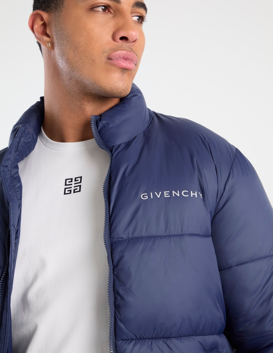 Chamarra acolchada capitonada para hombre 4