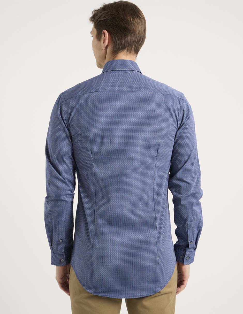 Camisa casual de algodón manga larga para hombre 2