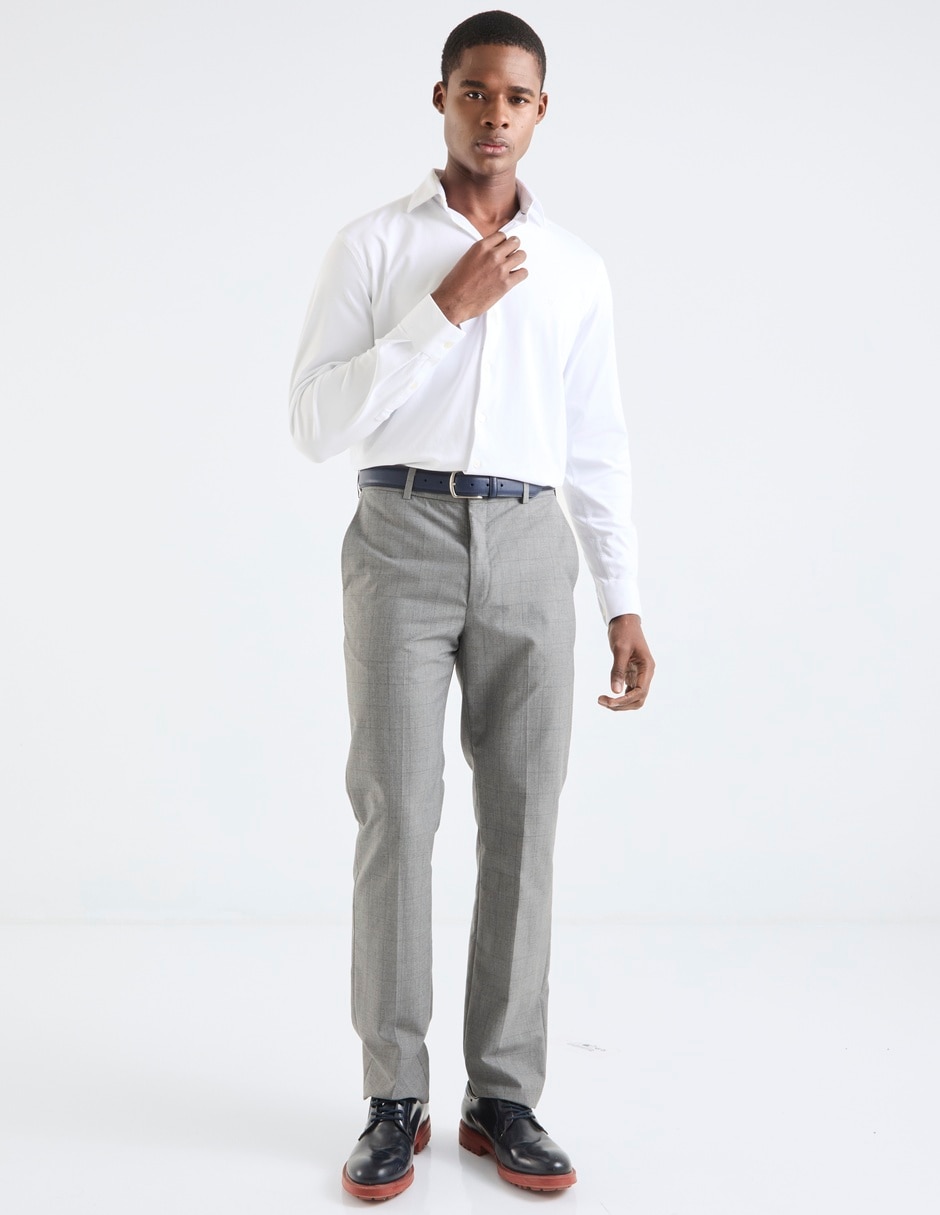 Camisa casual algodón manga larga para hombre 3