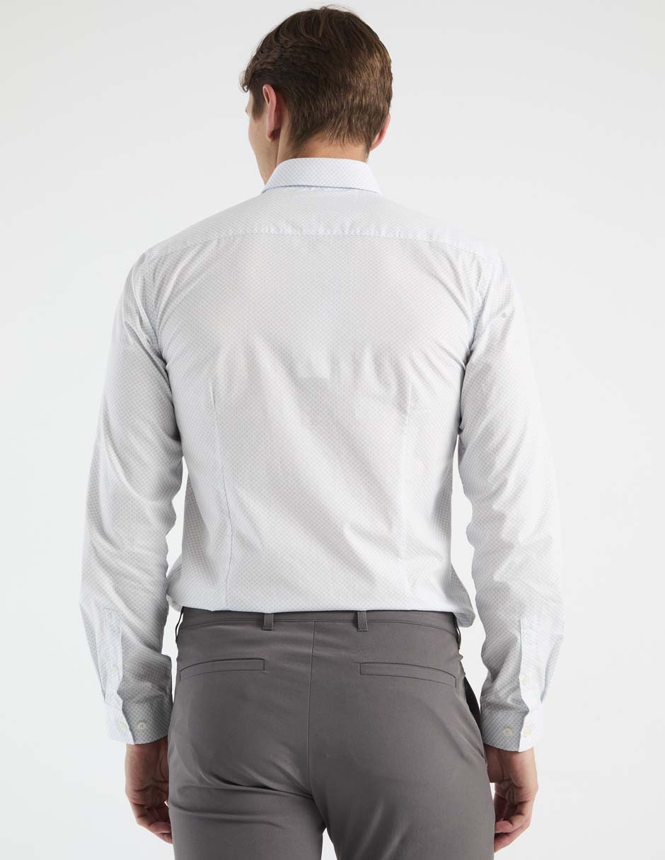Camisa casual de algodón manga larga para hombre 2