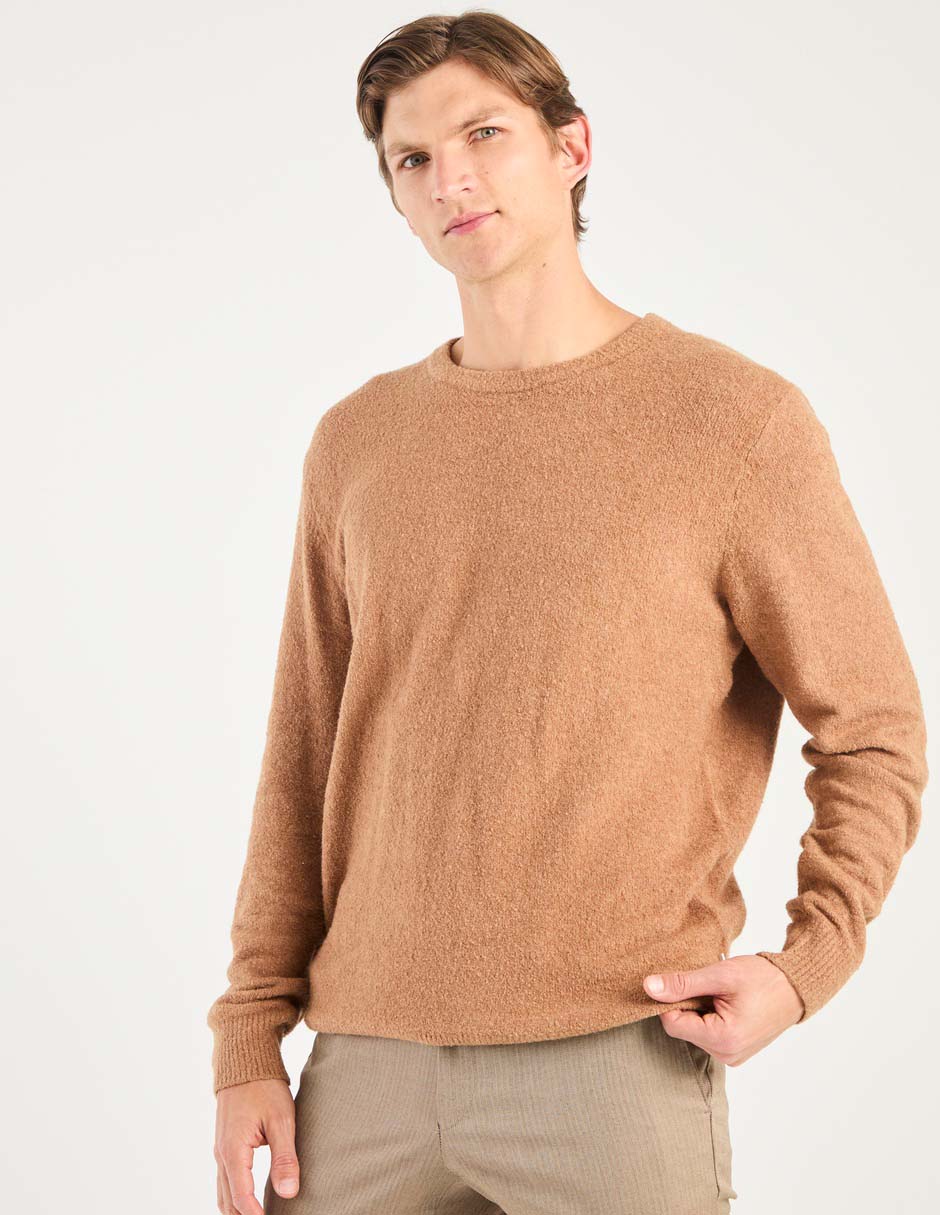 Suéter cuello redondo para hombre