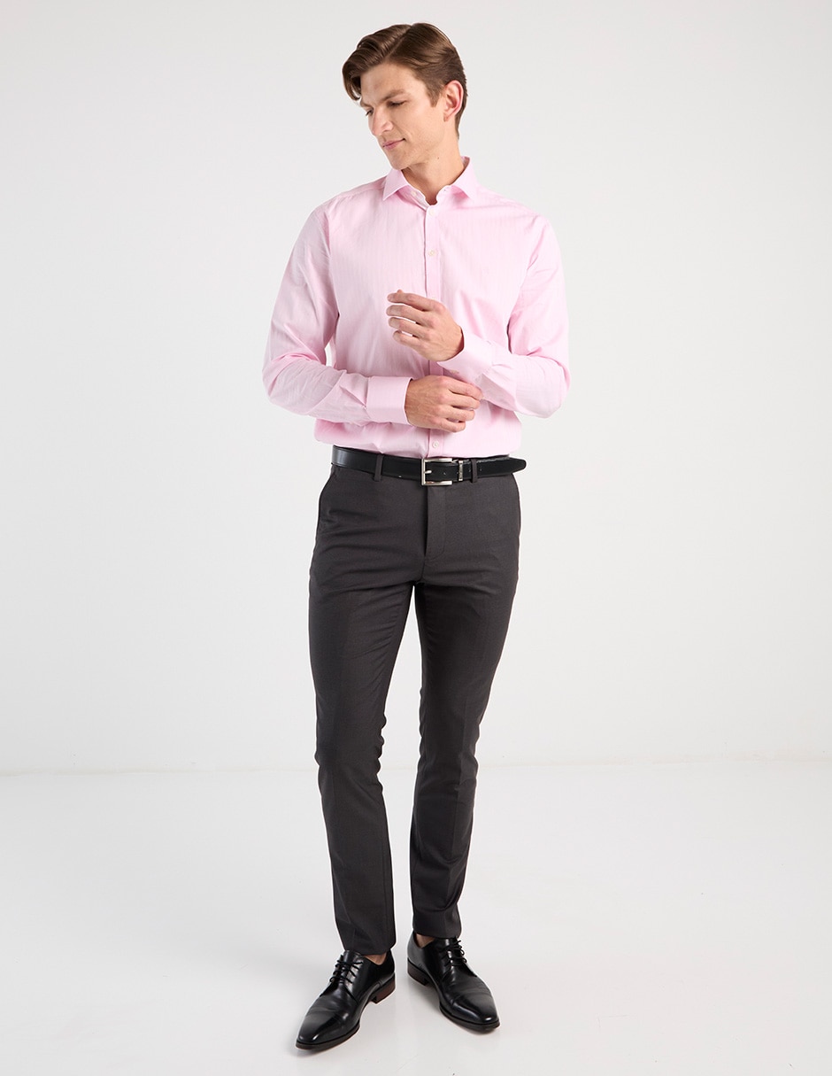 Camisa casual de algodón manga larga para hombre 3