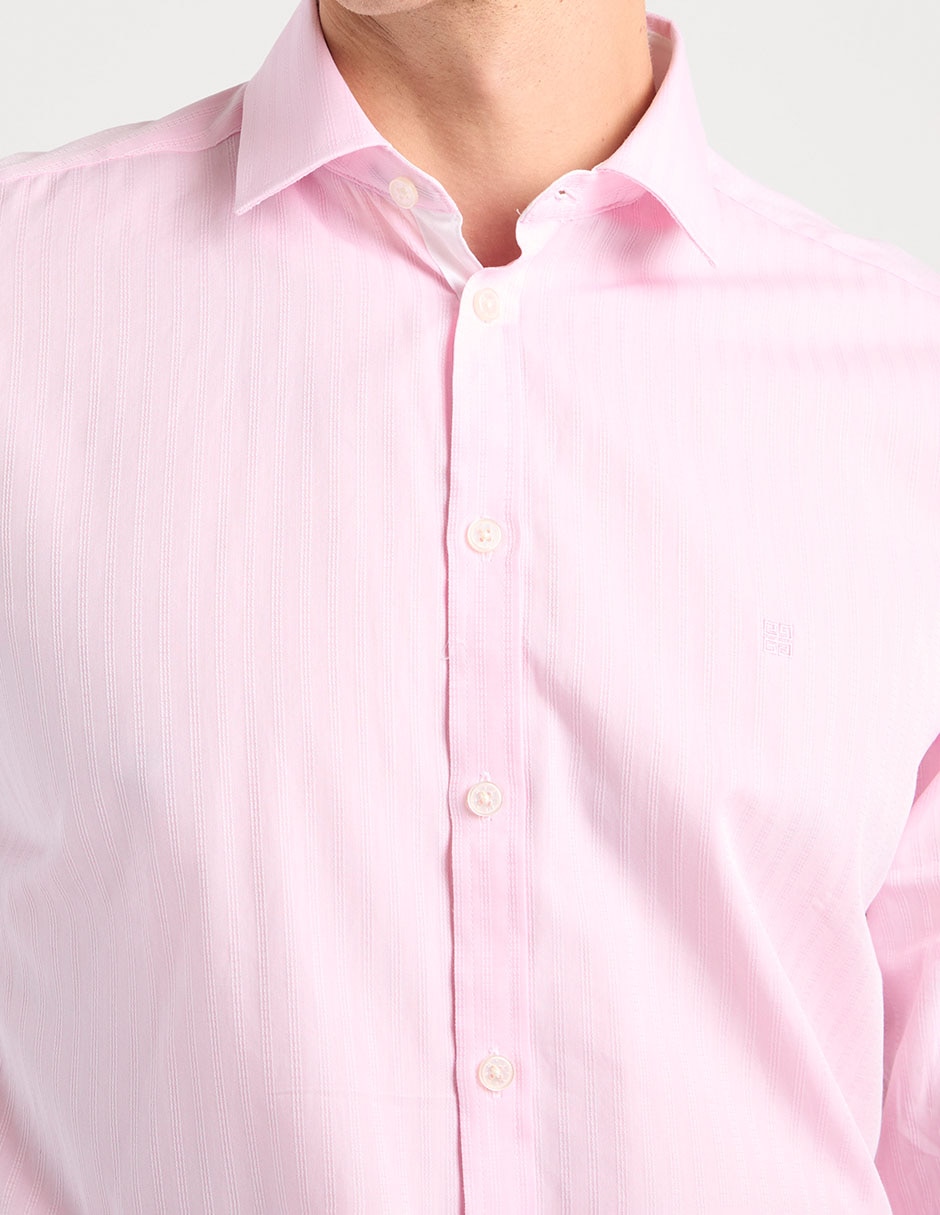 Camisa casual de algodón manga larga para hombre 4