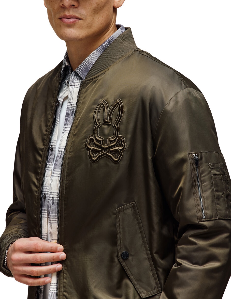 Chamarra bomber con bolsillos para hombre 3