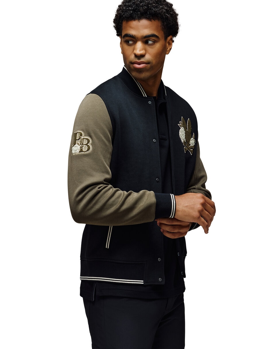 Chamarra bomber con bolsillos para hombre 2