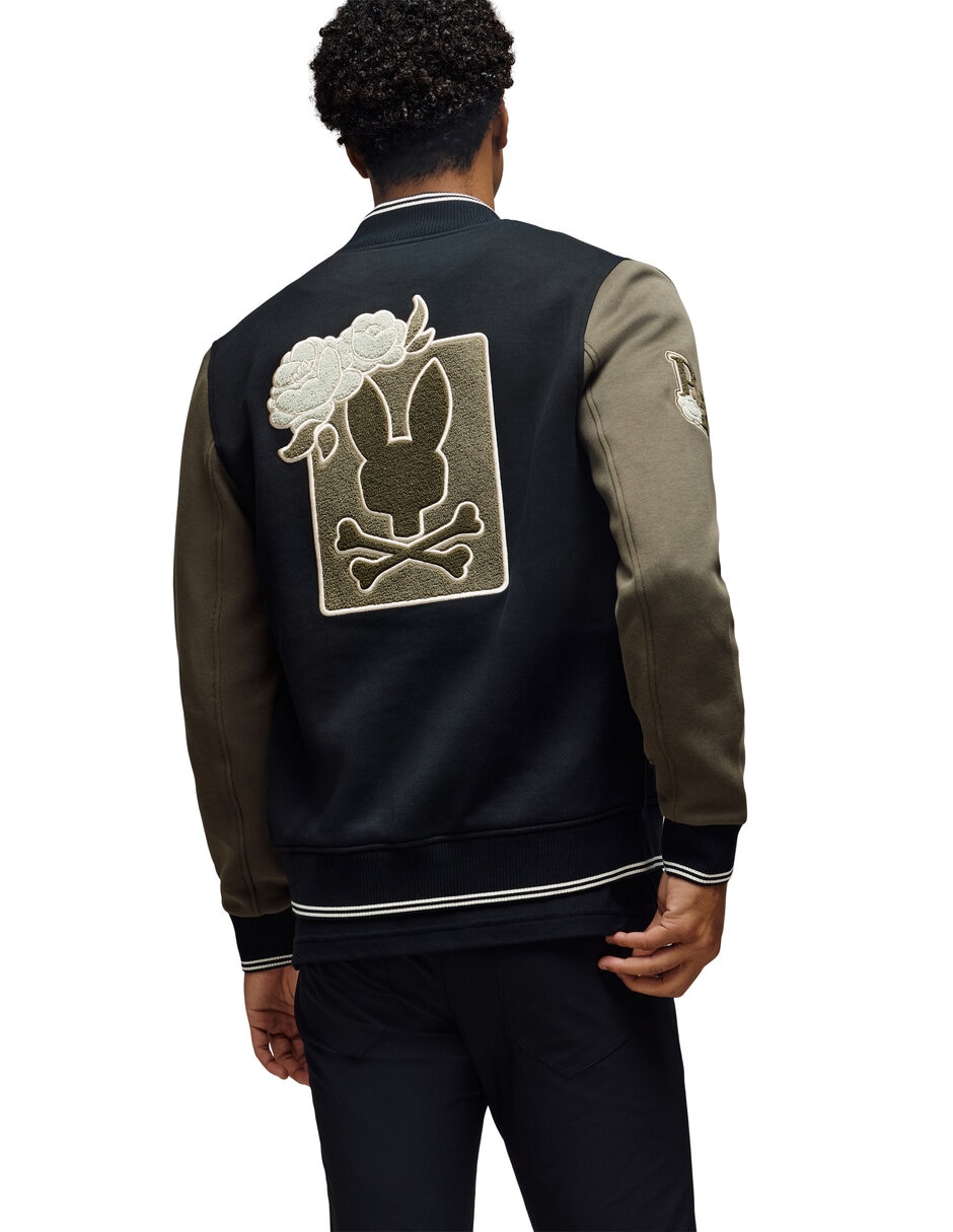 Chamarra bomber con bolsillos para hombre 4