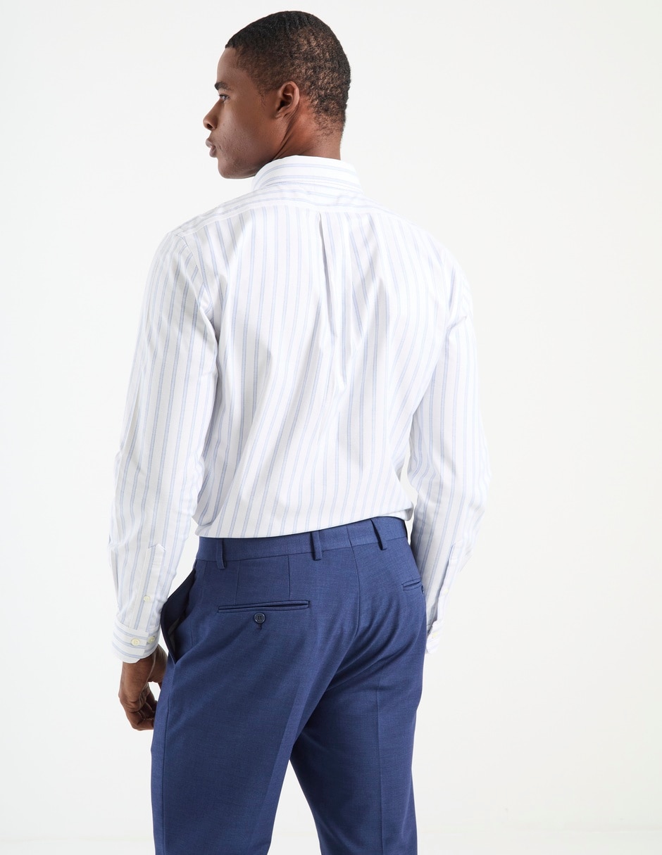 Camisa casual de algodón manga larga para hombre 2