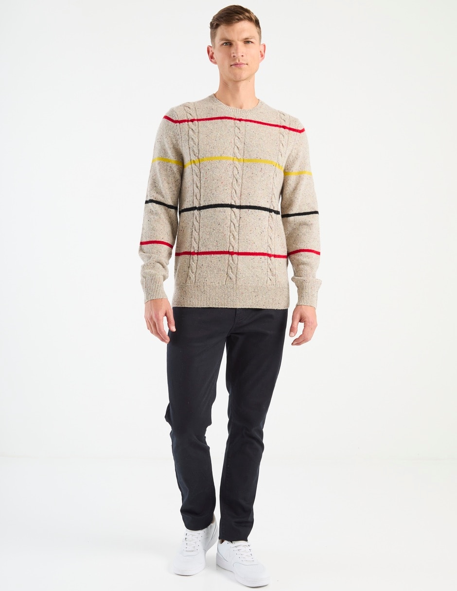 Suéter cuello redondo para hombre 3