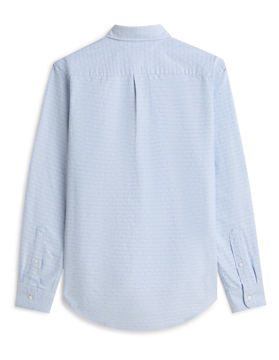 Camisa casual de algodón manga larga para hombre 4