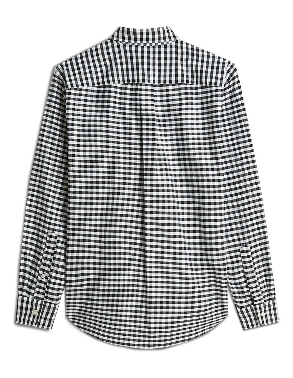Camisa casual de algodón manga larga para hombre 2