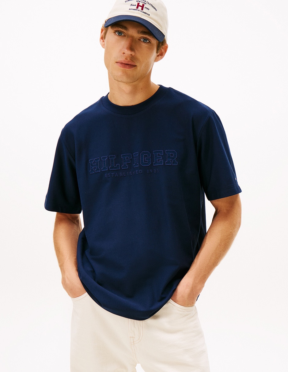 Playera cuello redondo para hombre