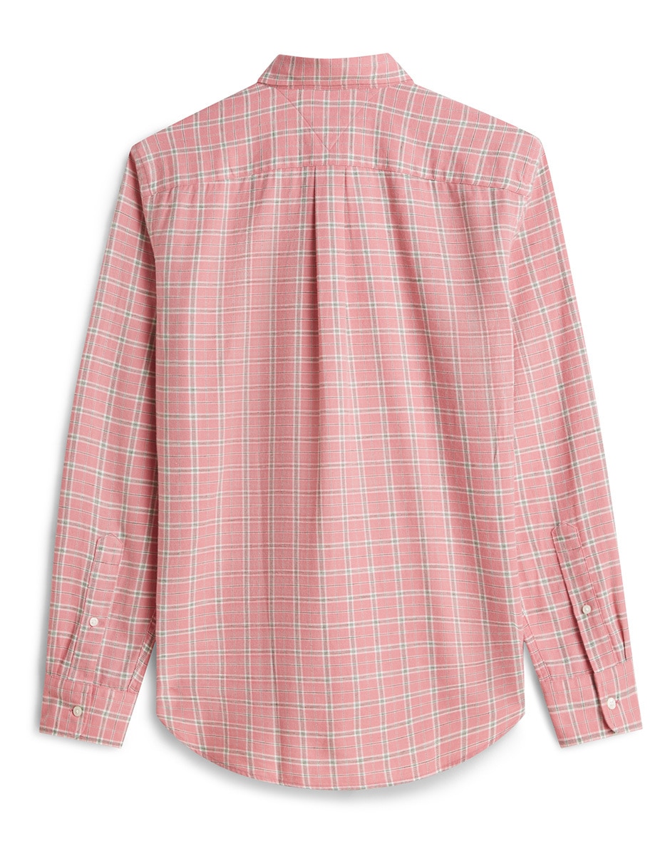Camisa casual de algodón manga larga para hombre 2