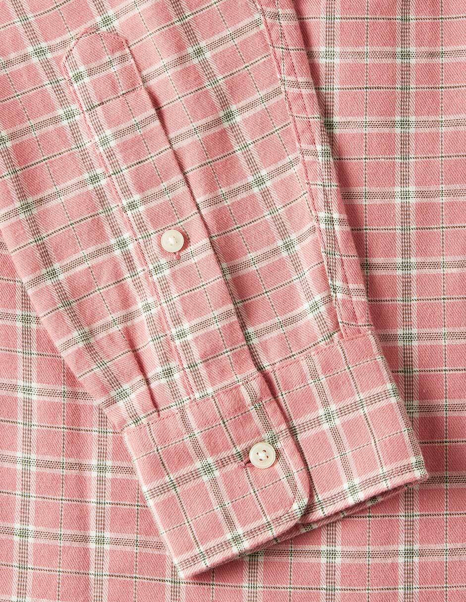 Camisa casual de algodón manga larga para hombre 4