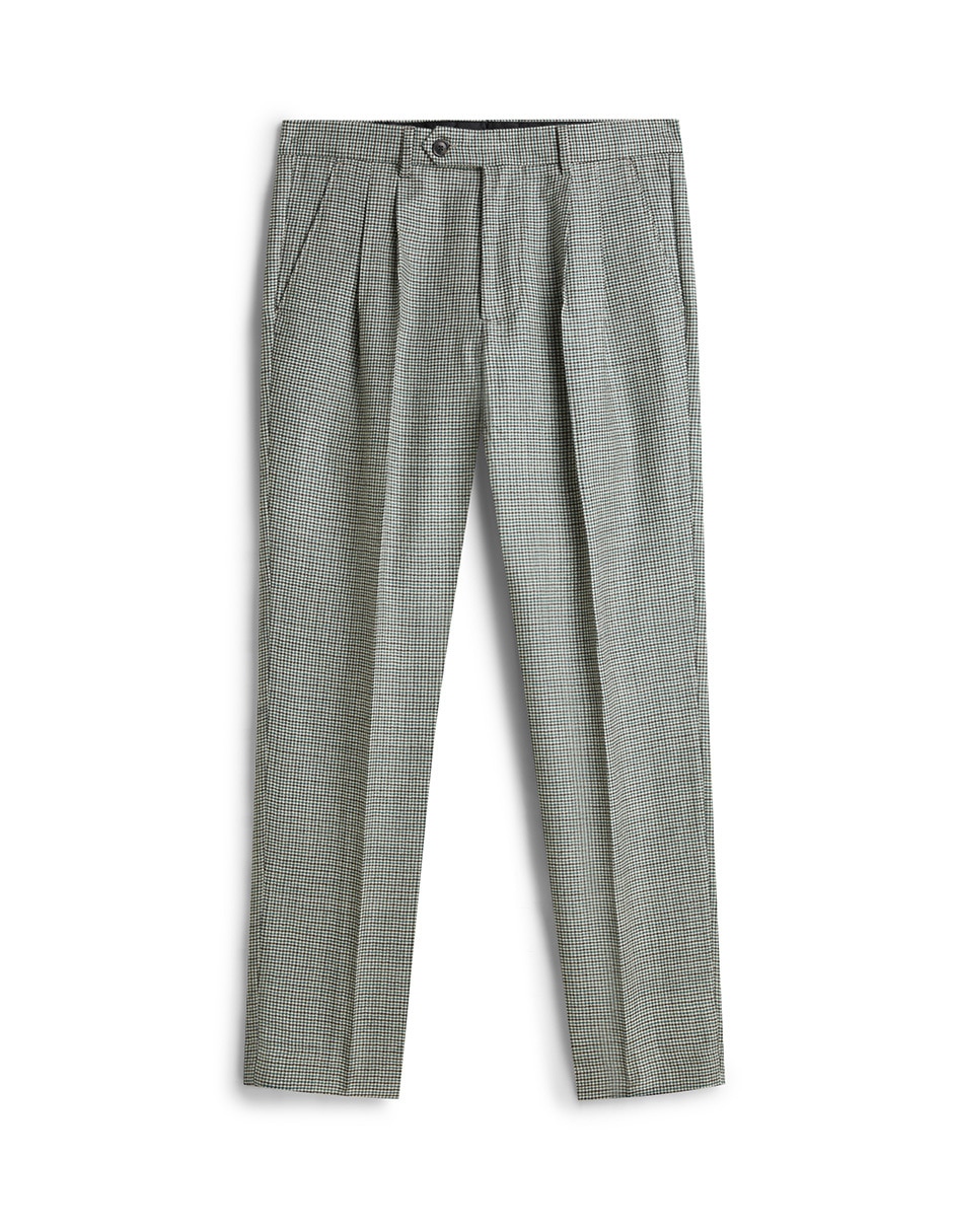 Pantalón regular de lana para hombre Pantalón regular de lana para hombre