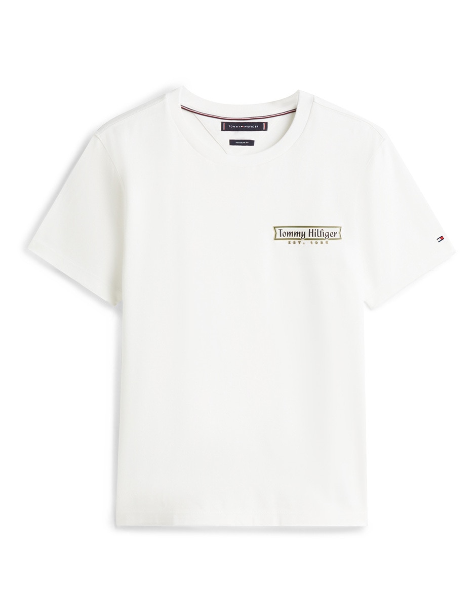 Playera cuello redondo para hombre