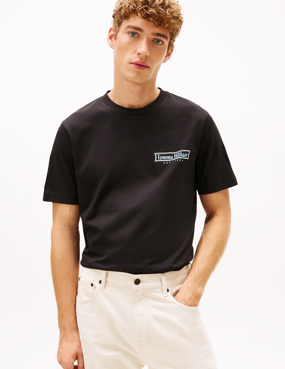 Playera cuello redondo para hombre