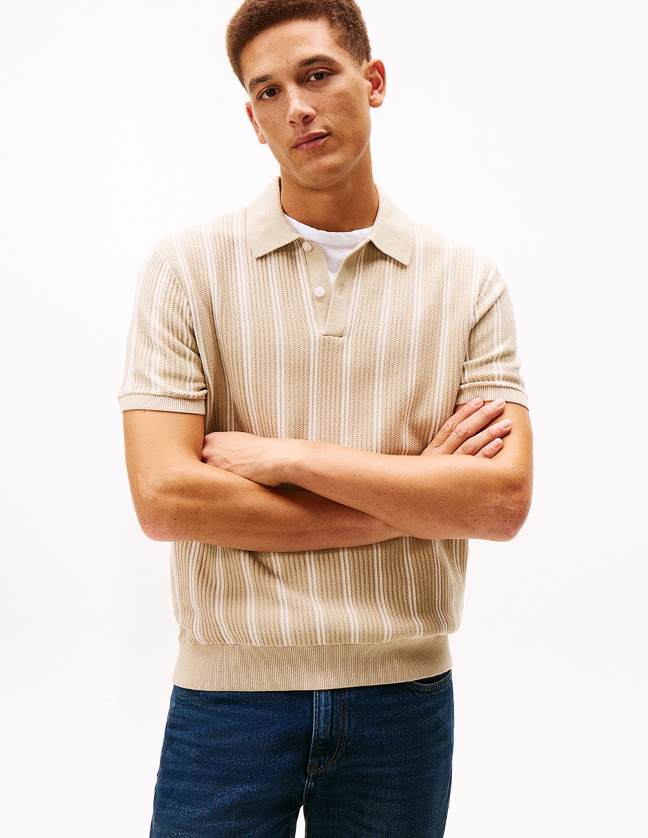 Playera tipo polo para hombre