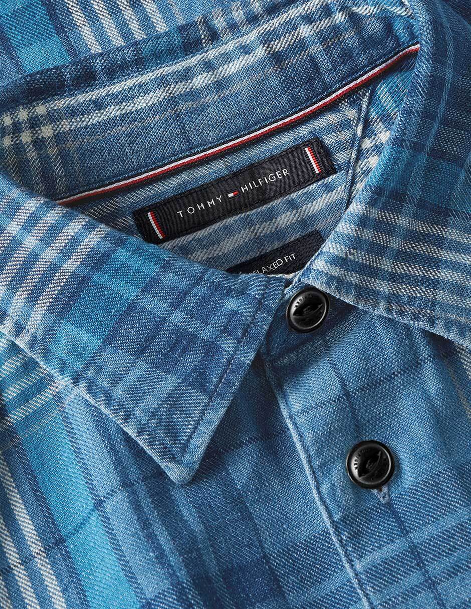 Camisa casual de algodón manga larga para hombre 3