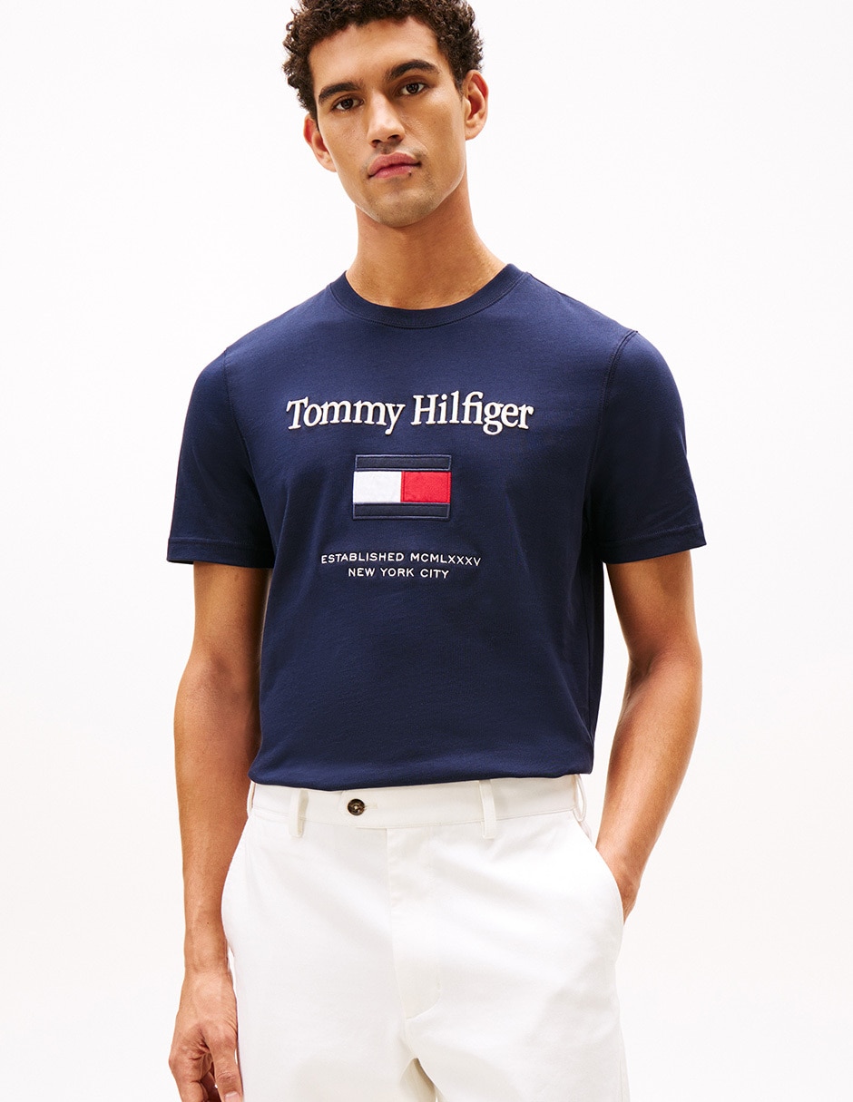 Playera cuello redondo para hombre
