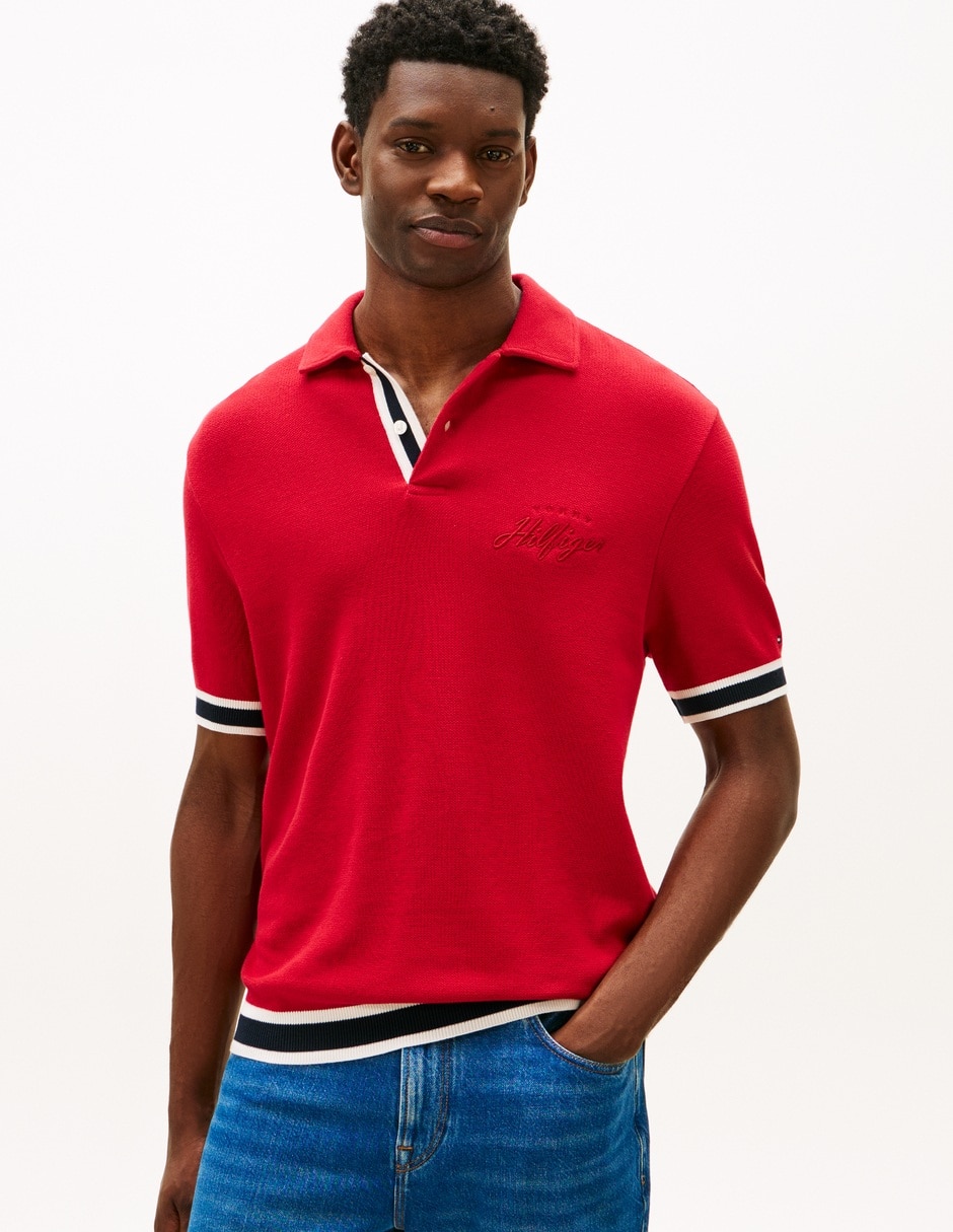 Playera tipo polo para hombre